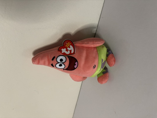 TY Beanie Babies SpongeBob SquarePants Patrick Plush UPC #008421442331
