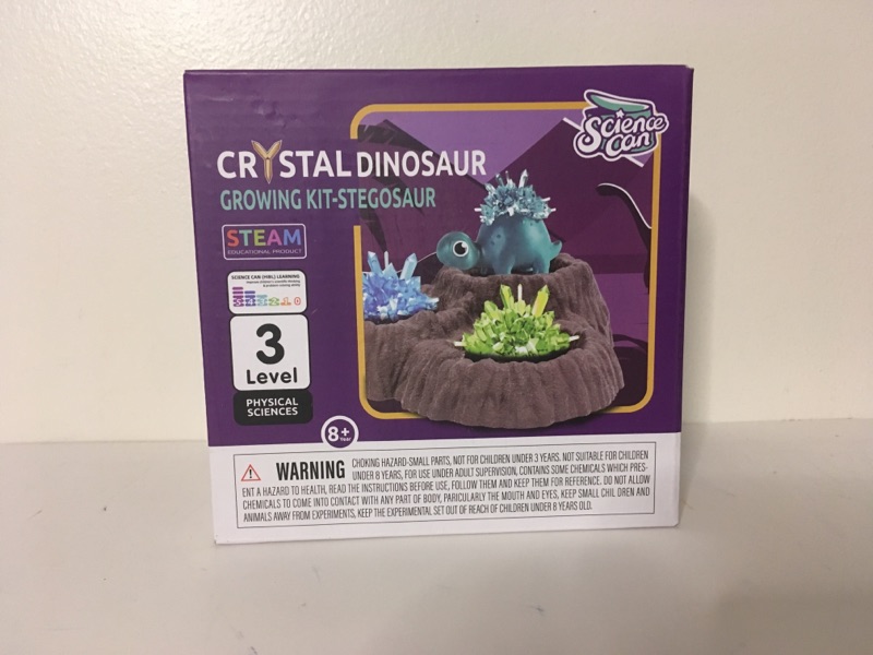 Science Can Crystal Dinosaur Growing Stegosaur Kit UPC #6971325133817