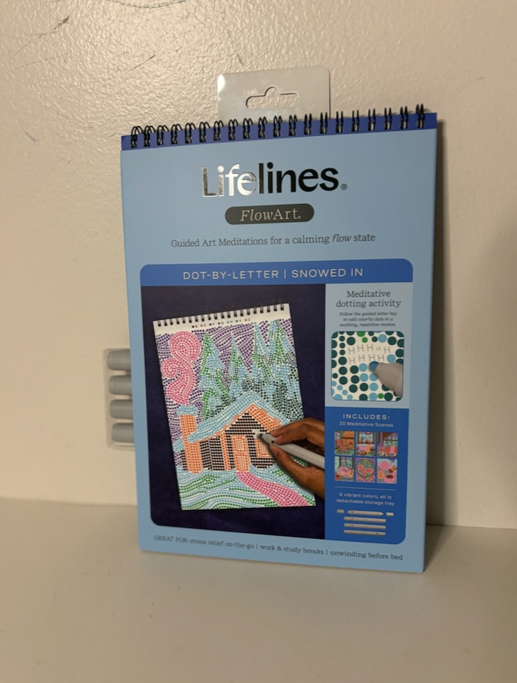 Lifelines FlowArt Dot-By-Letter Snowed In Kit UPC #810076213064