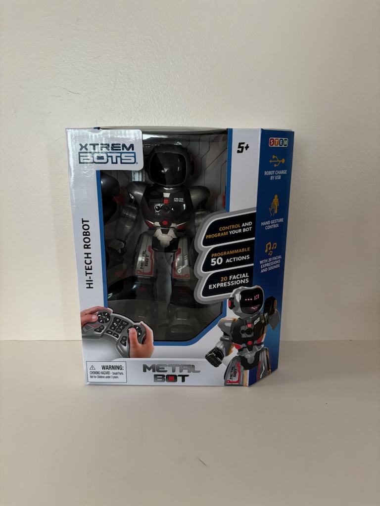 STEM Xtrem Bots Hi Tech Metal Bot Robot UPC #8436598032758
