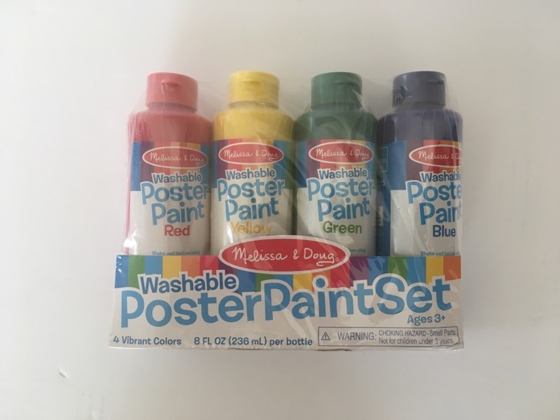 Melissa & Doug Washable Poster Paint Set UPC #000772041270