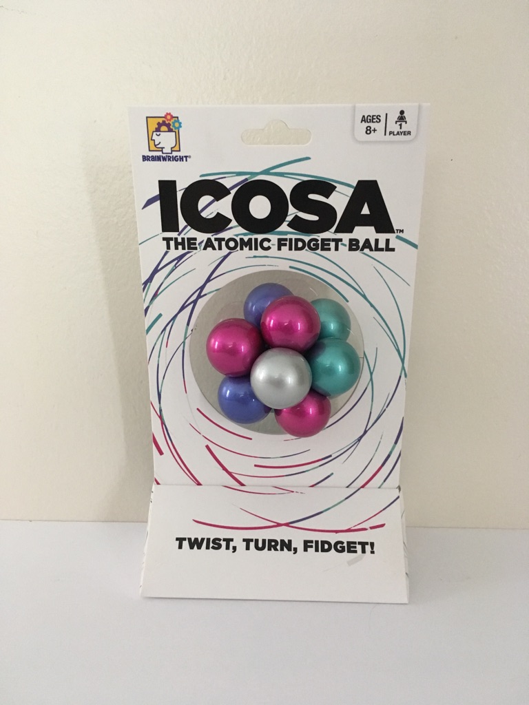 BrainWright Icosa The Atomic Fidget Ball UPC #0847915100261