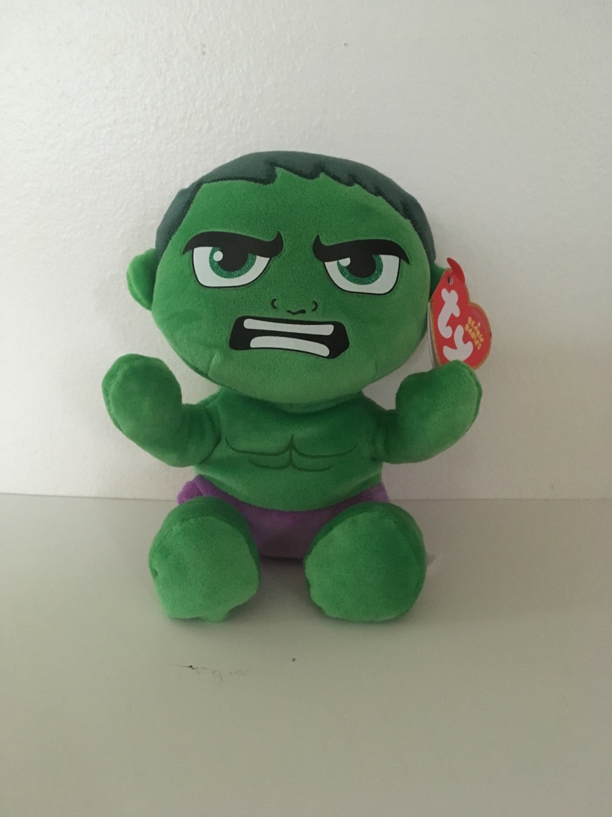 TY Beanie Babies Marvel Hulk Plush UPC #008421440047