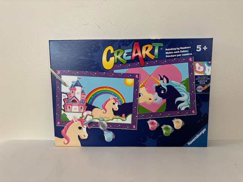Ravensburger CreArt Magical Unicorns Paint by Number UPC #4005556235582