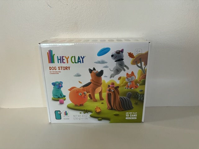 Fat Brain Hey Clay Dog Story Air Dry Clay Set UPC #810074275378