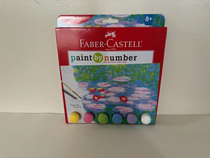 Faber Castell Paint By Number Museum Series Water Lilies UPC #092633315149