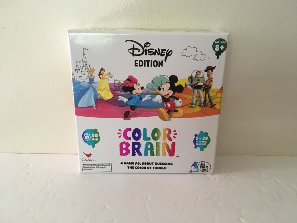 Spin Master Disney Edition Color Brain Game UPC #778988257296