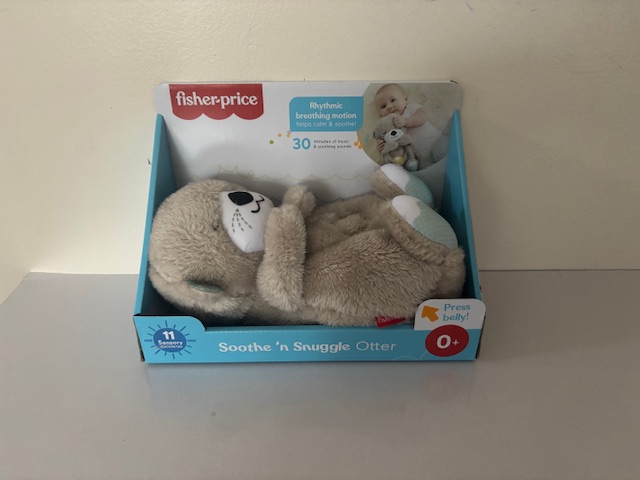 Fisher Price Soothe'n Snuggle Otter UPC #887961687835