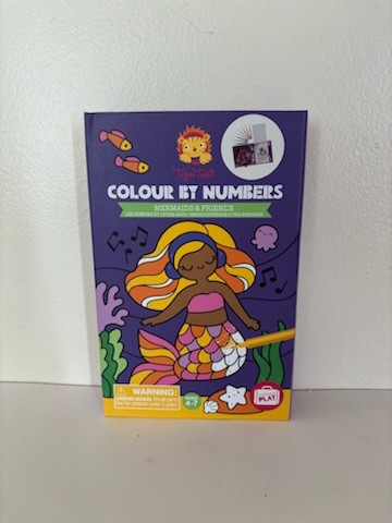 Tiger Tribe Colour By Numbers - Mermaids & Friends UPC #9341736100987