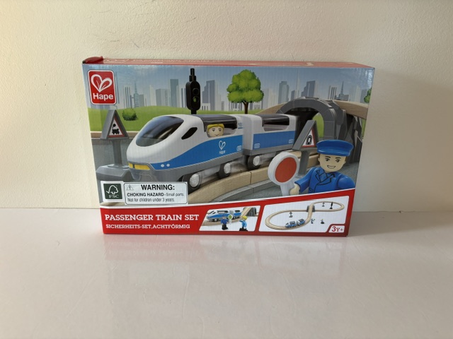Hape Passenger Figure 8 Train Set UPC #6943478021679