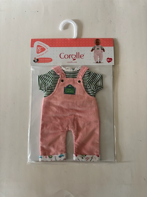 Corolle 12" Doll T-Shirt & Overall 111040 UPC #4062013111049