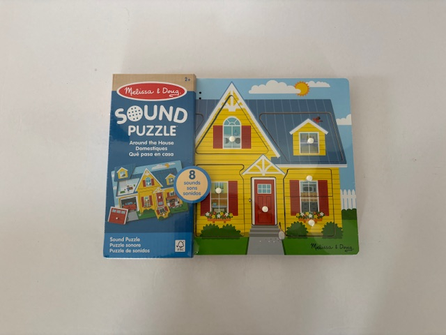 See & Hear Sound Puzzle - Around the House UPC #000772007344
