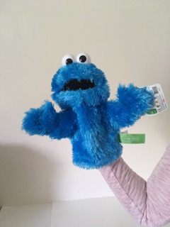 Gund Cookie Monster Puppet Sesame Street UPC #028399758531
