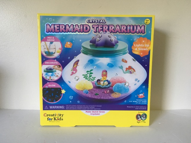 Creativity for Kids Crystal Mermaid Terrarium Kit UPC #092633317389