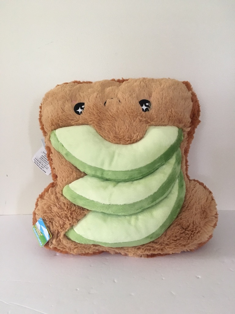 Squishable Avocado Toast Plush UPC #841024106251
