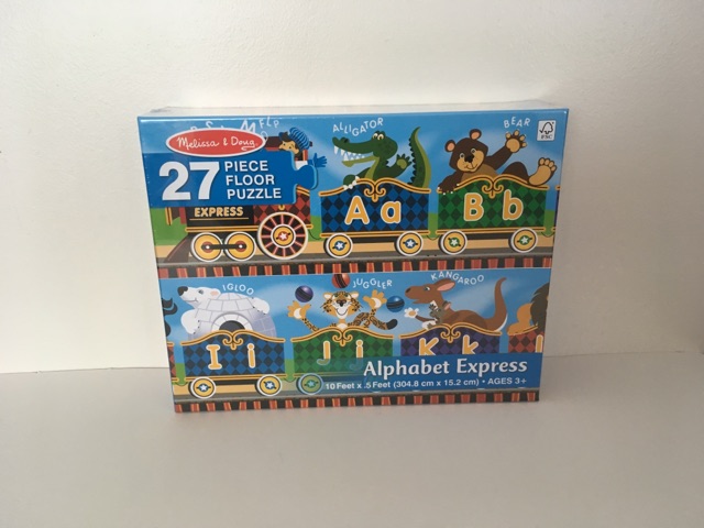 Melissa & Doug Alphabet Express Floor Puzzle UPC #000772044202