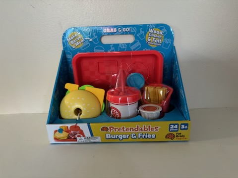 Fat Brain Pretendables Burger & Fries UPC #810074275057