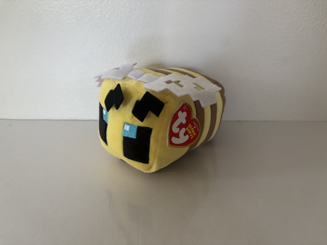 TY Beanie Babies Minecraft Bee Plush UPC #008421417421