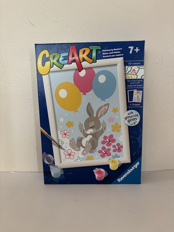 Ravensburger CreArt Paint by Number Flying Bunny UPC #4005556235643