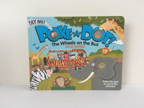Melissa & Doug Poke A Dot The Wheels on the Bus Wild Safari Book #000772313483
