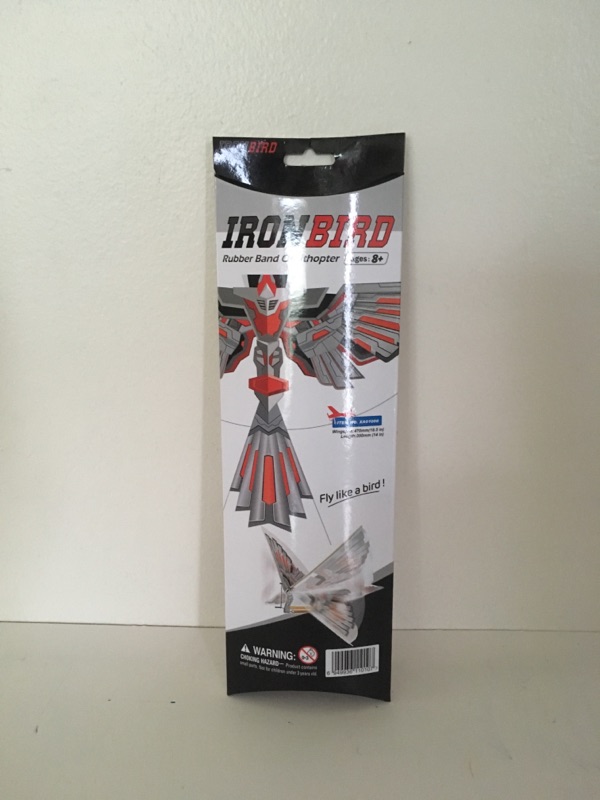 PlaySteam Iron Bird Rubber Band Plane UPC #6949936110107