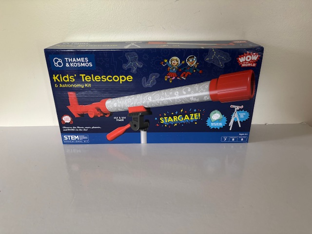 Thames & Kosmos Kids STEM Telescope & Astronomy Kit UPC #814743019683