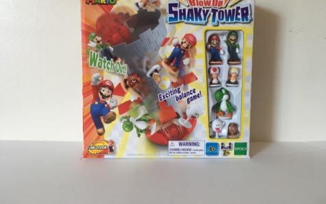 Super Mario Blow Up Shaky Tower Game UPC #5054131073568