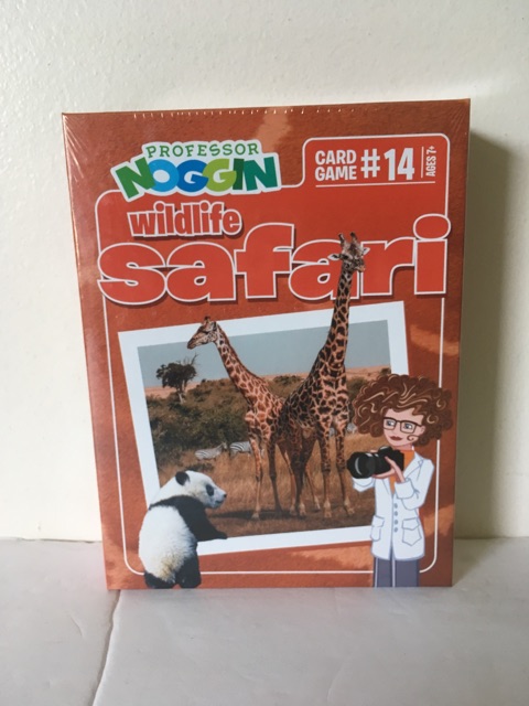 Professor Noggin Wildlife Safari Card Game