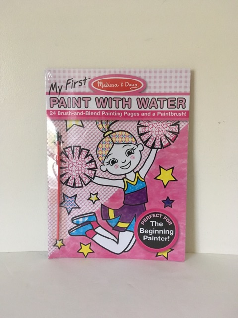 Melissa & Doug My First Paint with Water - Cheer Leader UPC #000772031837