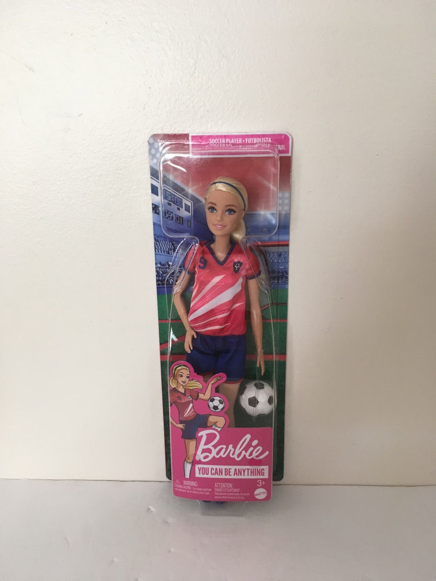 Mattel Barbie Soccer Doll HCN17 UPC #194735015238