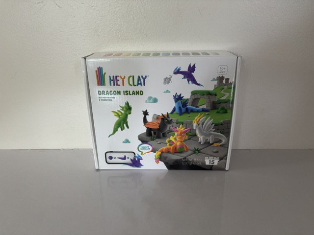 Fat Brain Hey Clay Dragon Island Air-Dry Clay Set UPC #4897105245759