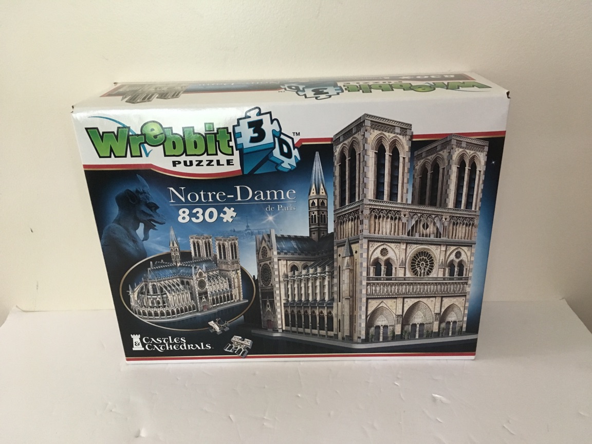 Wrebbit Notre Dame 3D Puzzle UPC #665541020209