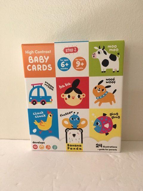 Banana Panda High Contrast Baby Cards UPC #9788366762770