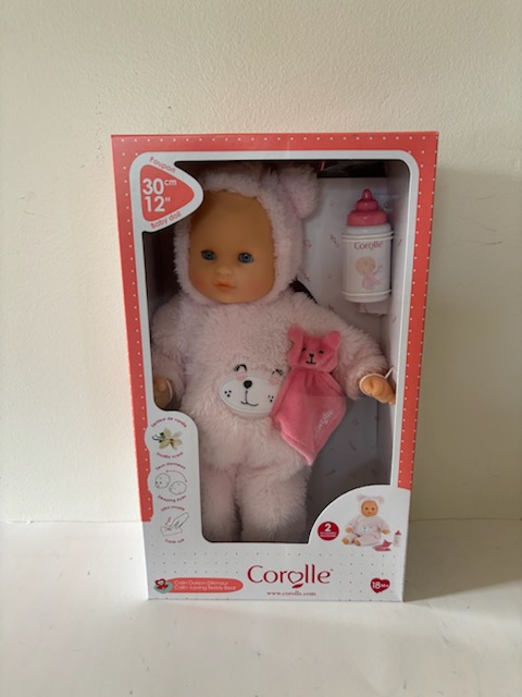 Corolle Calin - Loving Teddy Bear Baby Doll 100720 UPC #4062013100722