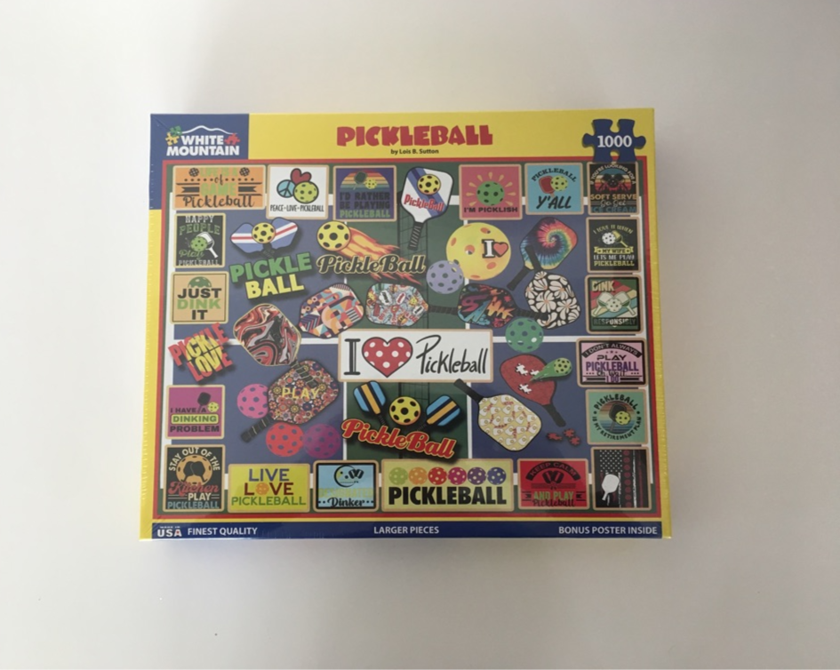 White Mountain Pickleball Puzzle UPC #724819266913