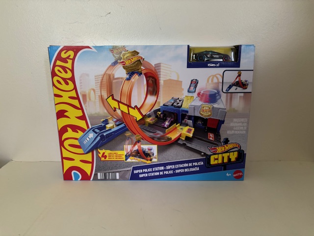 Mattel HotWheels Super Police Station UPC #194735264155
