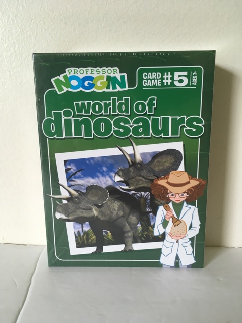 Professor Noggin's World of Dinosaurs Card Game UPC #625012114059