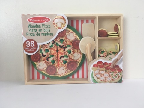 Melissa & Doug Wooden Pizza Party Play Set UPC #000772001670