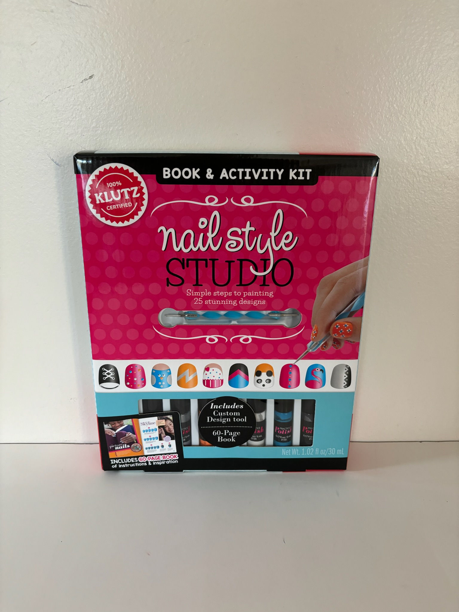 Klutz Nail Style Studio Book & Activity Kit UPC #730767561635