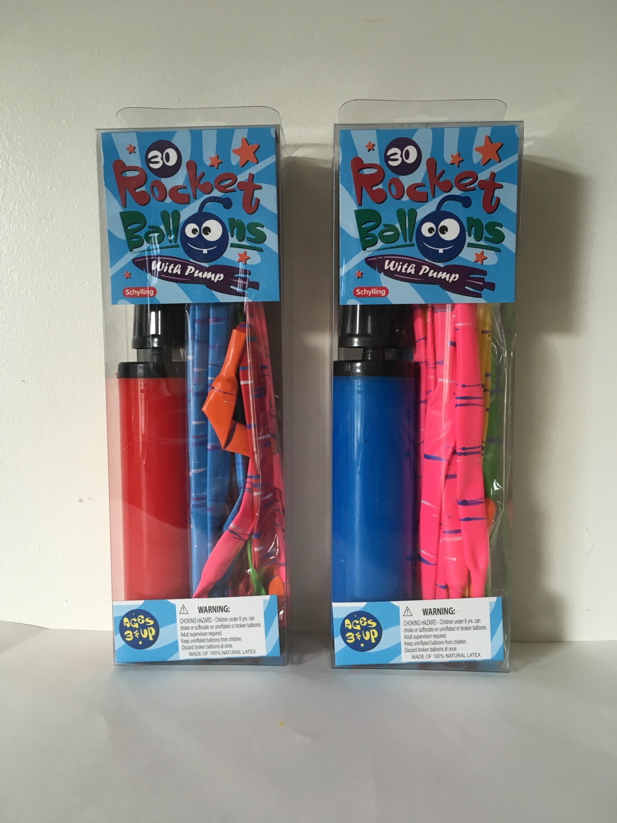 Rocket Balloons with Pump UPC #019649215096