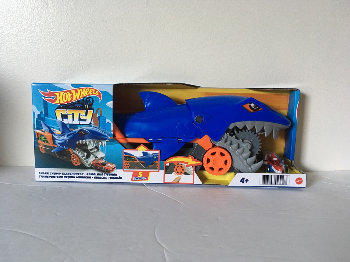 HotWheels Shark Chomp Transporter UPC #887961925197