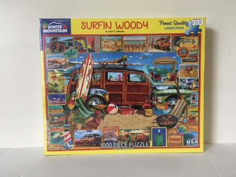 White Mountain Surfin Woody Puzzle