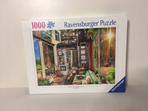 Ravensburger Redwood Forest Tiny House Puzzle UPC #4005555006343