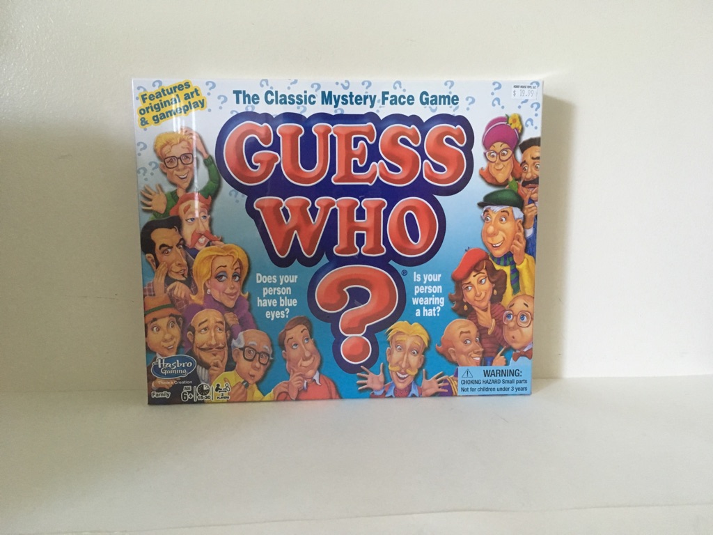 Hasbro Guess Who Game UPC #714043011915