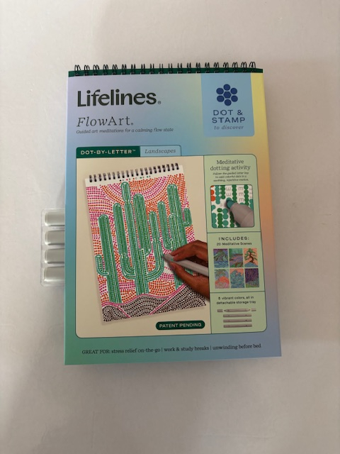 Lifelines FlowArt Dot By Letter Landscapes UPC #810076211534