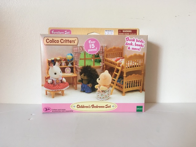 Calico Critters Children's Bedroom Set UPC #020373218079