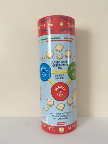 Makit Classic Wood Construction Toy UPC #019649214839