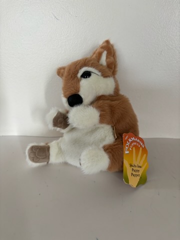 Folkmanis Shiba Inu Puppy Puppet UPC #638348031990