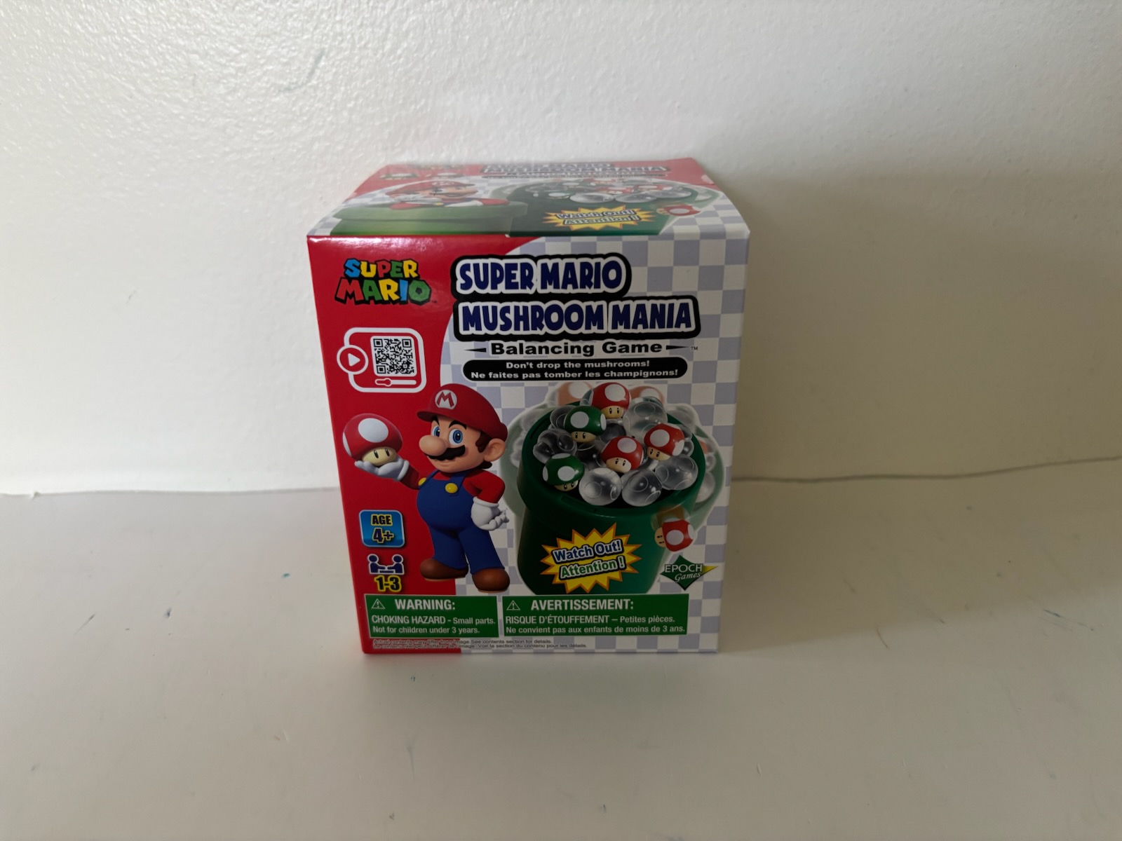 Epoch Super Mario Mushroom Mania Game UPC #5054131075487