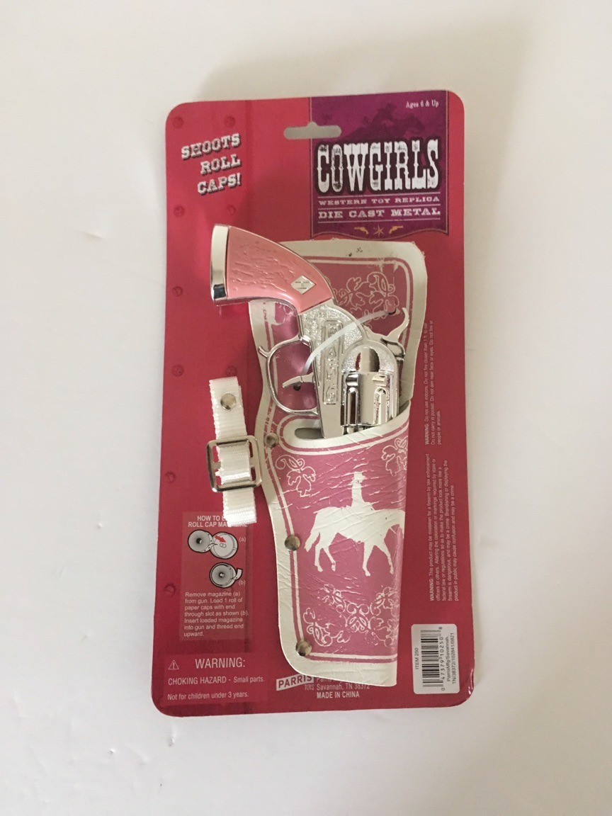 Parris Cowgirl Western Toy Replica Die Cast Pistol